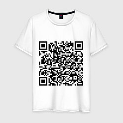 Мужская футболка QR-код Скала Джонсон