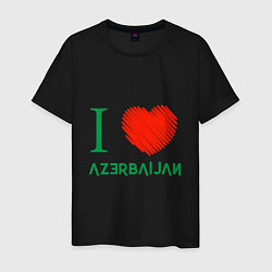 Мужская футболка Love Azerbaijan