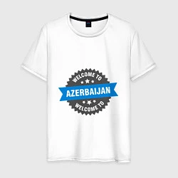 Мужская футболка Welcome - Ajerbaijan