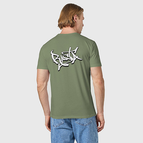 Мужская футболка Jam lioN / Авокадо – фото 4