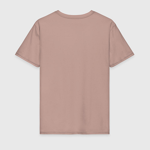 Мужская футболка 9 грамм yellow / Пыльно-розовый – фото 2