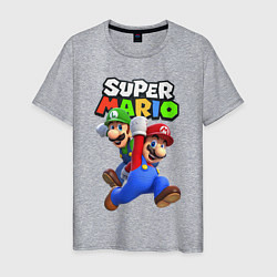 Мужская футболка Луиджи и Марио