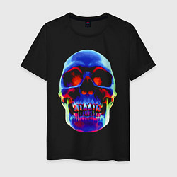 Мужская футболка Cool neon skull