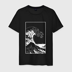 Мужская футболка Japan waves Японская волна