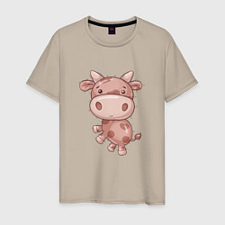 Мужская футболка Маленькая коровка