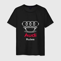 Мужская футболка Audi rules