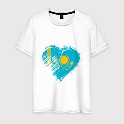 Мужская футболка Сердечко Казахстана