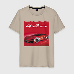 Мужская футболка Alfa Romeo - красная мечта!