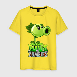 Мужская футболка Plants vs Zombies Горохострел