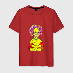 Мужская футболка Гомер - бог пончиков