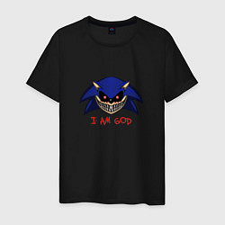 Мужская футболка Sonic Exe - I am God