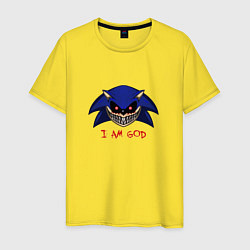 Мужская футболка Sonic Exe - I am God