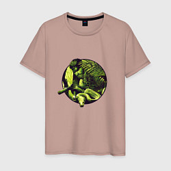 Мужская футболка Снейк в джунглях