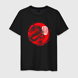 Мужская футболка Ниндзя дракон Япония