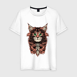 Мужская футболка Котёнок мейн-кун