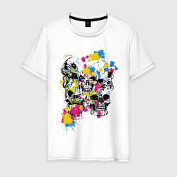 Мужская футболка Color & Skulls