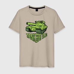 Мужская футболка Tank battle