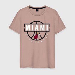 Мужская футболка MIAMI HEAT NBA МАЯМИ ХИТ НБА