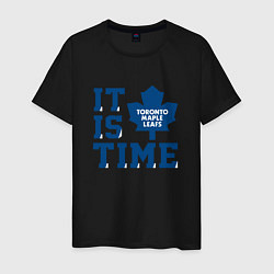 Мужская футболка It is Toronto Maple Leafs Time, Торонто Мейпл Лифс