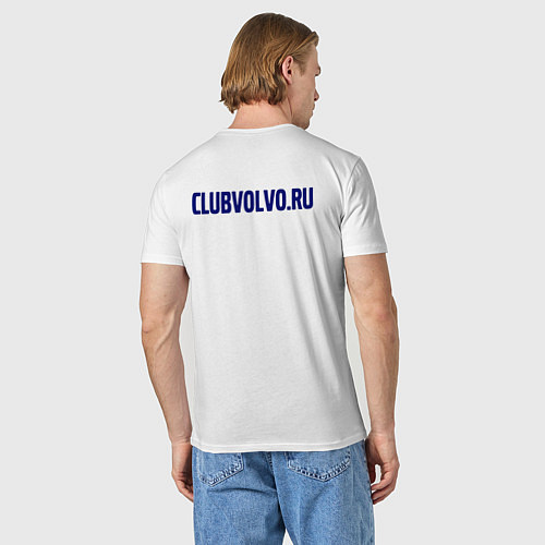 Мужская футболка CLUB VOLVO / Белый – фото 4
