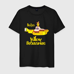 Мужская футболка On a Yellow Submarine