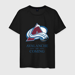 Мужская футболка Colorado Avalanche are coming , Колорадо Эвеланш