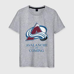 Мужская футболка Colorado Avalanche are coming , Колорадо Эвеланш