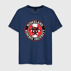 Мужская футболка Национальная зомби безопасность