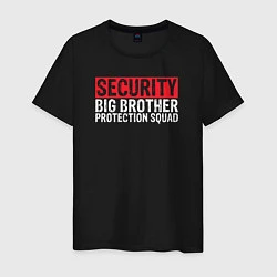 Мужская футболка ОХРАНА Большой Брат Отряд Защиты