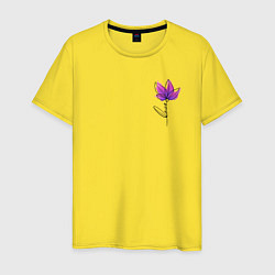 Мужская футболка Любовь в цветке