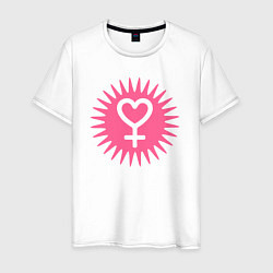 Мужская футболка Сердце феминизма