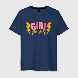 Мужская футболка Lightning Girl Power