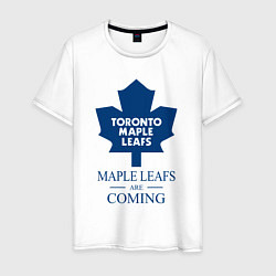 Мужская футболка Toronto Maple Leafs are coming Торонто Мейпл Лифс