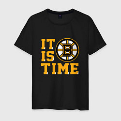 Мужская футболка It Is Boston Bruins Time, Бостон Брюинз