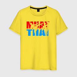 Мужская футболка Муай Тай логотип