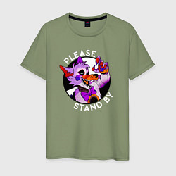 Мужская футболка Please Stand By Foxy