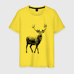 Мужская футболка Черный олень Black Deer