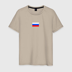 Мужская футболка ФЛАГ РОССИИ МИНИМАЛИЗМ