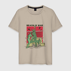 Мужская футболка Beach Is War