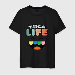 Мужская футболка Toca Boca зубы цветные