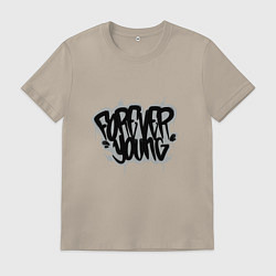 Мужская футболка Forever Young - Навсегда молодой