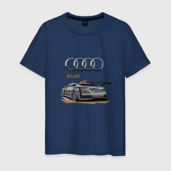 Мужская футболка Audi Racing team