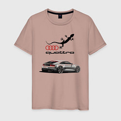 Мужская футболка Audi quattro Lizard