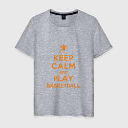 Мужская футболка Keep Calm - Basketball