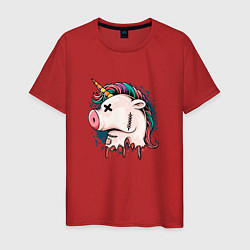 Мужская футболка Dead unicorn