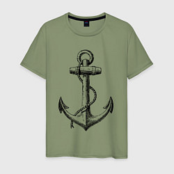 Мужская футболка Корабельный якорь