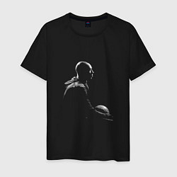 Футболка хлопковая мужская Kobe Lakers, цвет: черный