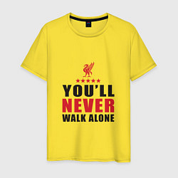Мужская футболка Liverpool - Never Walk Alone
