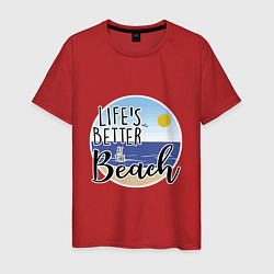 Мужская футболка Пляжная жизнь