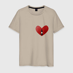 Мужская футболка Винишко в сердце